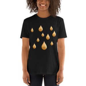 CBD Drops Short Sleeve Unisex T-Shirt - Black