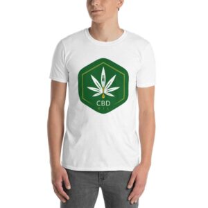 CBD Oil Short Sleeve Unisex T-Shirt - White