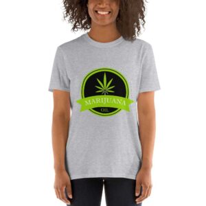 Organic & Natural Marijuana Oil T-shirt - Sport Grey - Woman