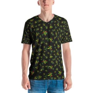 Hemp Leaf Multi-Color Men’s T-shirt